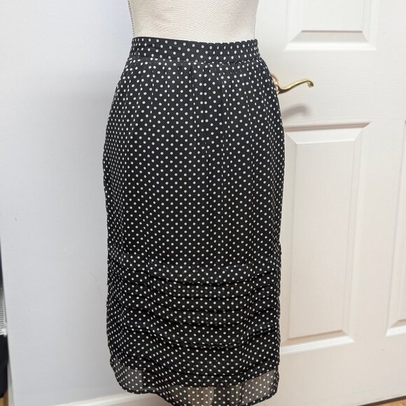 Peter Nygard Polka Dot Skirt Size 18 - Picture 2 of 7